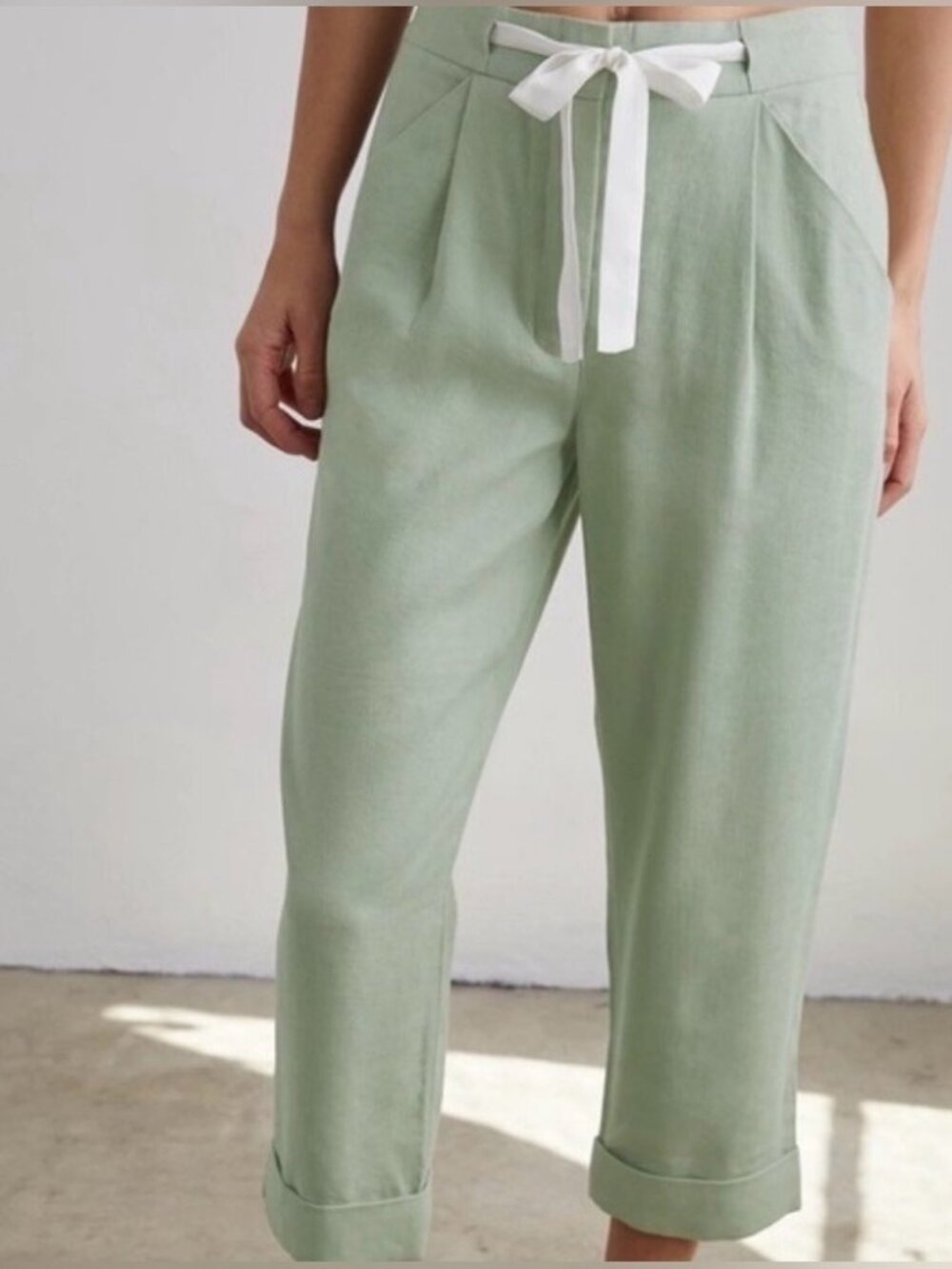 Aritzia Wilfred Sage Green Allant Pant Size 4